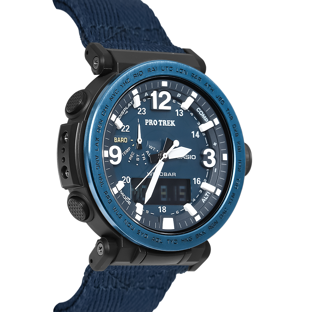 Đồng hồ CASIO PROTREK 51.5 mm Nam PRG-600YB-2DR Màu Xanh Dương