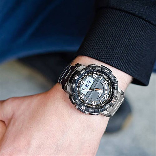 Đồng hồ CASIO PROTREK 50.8 mm Nam PRT-B50T-7DR Màu Bạc