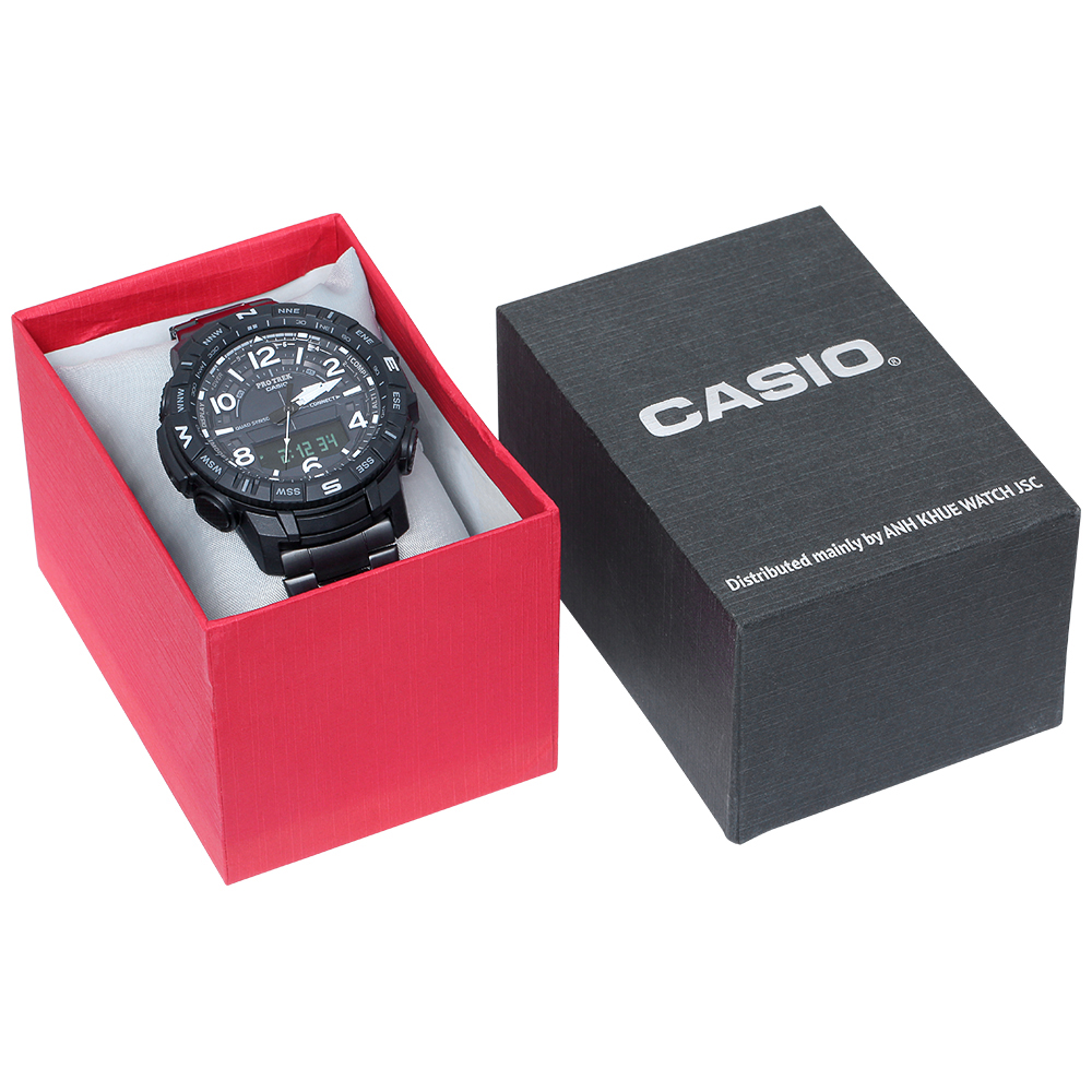 Đồng hồ CASIO PROTREK 50.8 mm Nam PRT-B50YT-1DR Màu Đen
