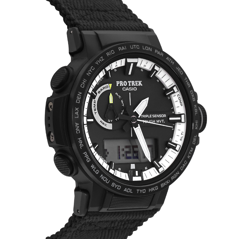 Đồng hồ CASIO PROTREK 47.2 mm Nam PRW-60YBM-1ADR Màu Đen