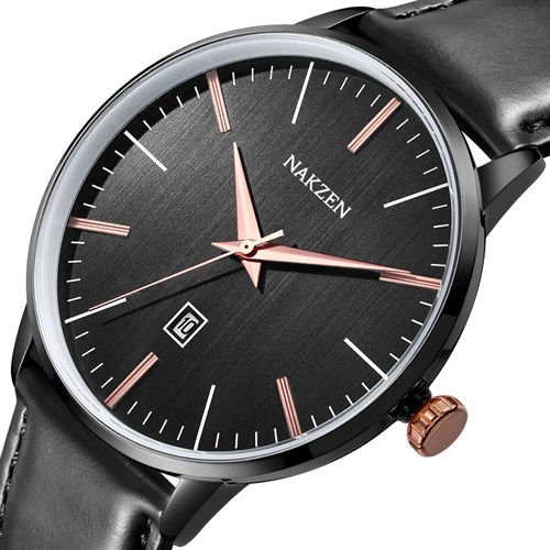 Đồng hồ Nakzen 45 mm Nam SL8115G-1 Màu Đen