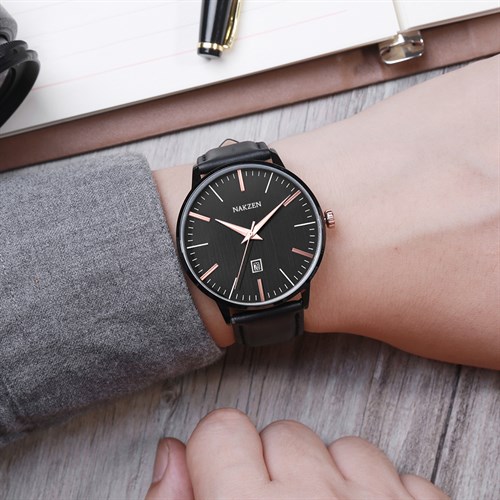 Đồng hồ Nakzen 45 mm Nam SL8115G-1 Màu Đen