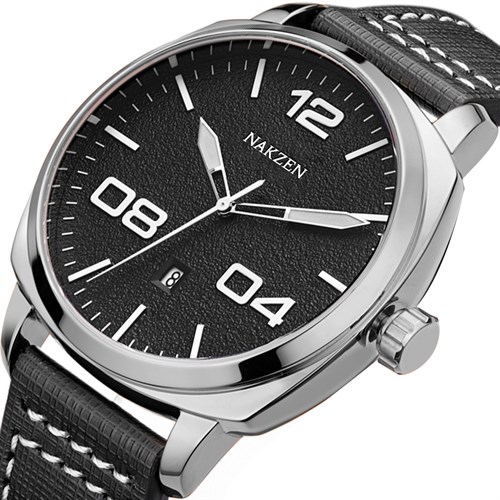 Đồng hồ Nakzen 45 mm Nam SL8013G-1 Màu Đen