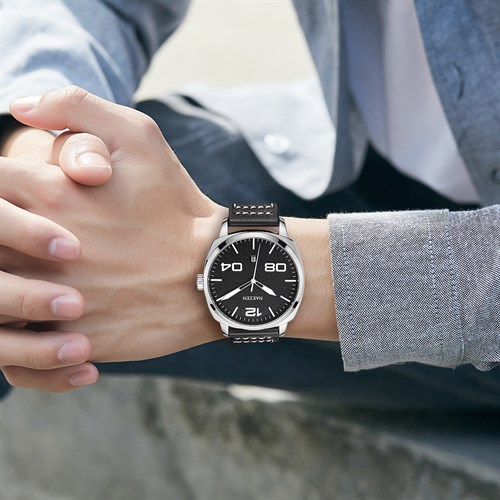 Đồng hồ Nakzen 45 mm Nam SL8013G-1 Màu Đen