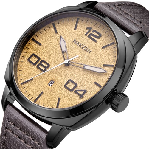 Đồng hồ Nakzen 45 mm Nam SL8013G-3 Màu Nâu
