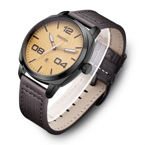 Đồng hồ Nakzen 45 mm Nam SL8013G-3 Màu Nâu