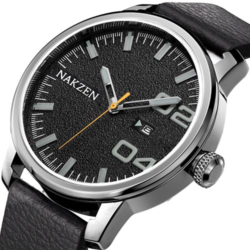 Đồng hồ Nakzen 46 mm Nam SL8022G-1 Màu Đen