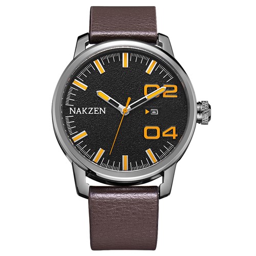 Đồng hồ Nakzen 46 mm Nam SL8022G-1N3 Màu Nâu