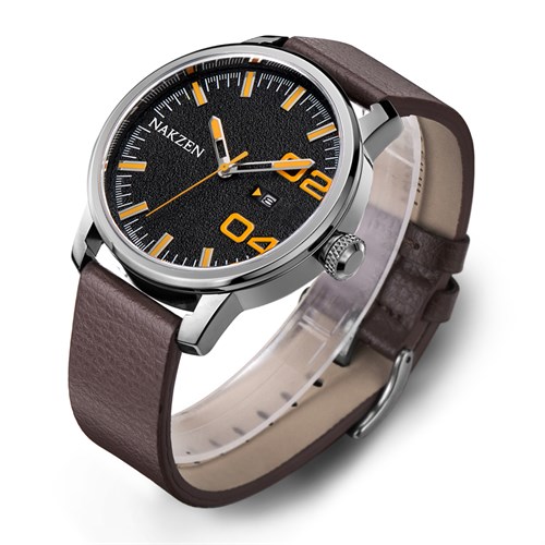 Đồng hồ Nakzen 46 mm Nam SL8022G-1N3 Màu Nâu