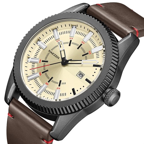 Đồng hồ Nakzen 47 mm Nam SL8168G-3 Màu Nâu