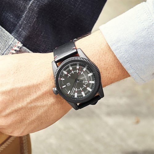 Đồng hồ Nakzen 47 mm Nam SL8168G-1 Màu Đen