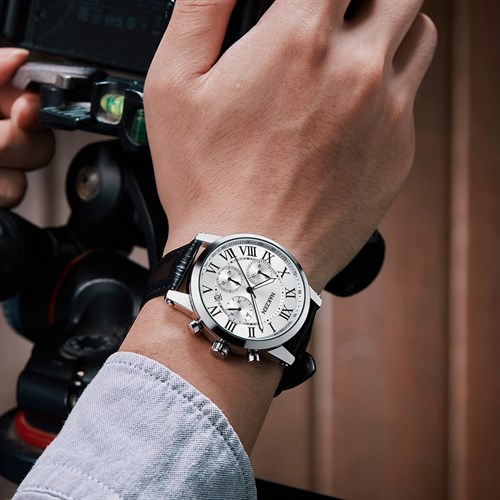 Đồng hồ Nakzen 42 mm Nam SL8415G-7 Màu Đen