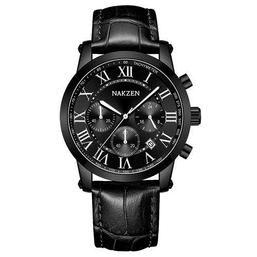 Đồng hồ Nakzen 42 mm Nam SL8415G-1 Màu Đen