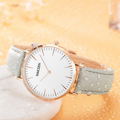 Đồng hồ Nakzen 38 mm Nữ SL8318LGY-7NR Màu Xám