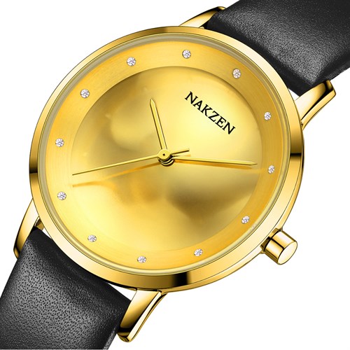 Đồng hồ Nakzen 34 mm Nữ SL8332LBK-3 Màu Đen