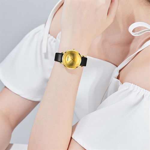 Đồng hồ Nakzen 34 mm Nữ SL8332LBK-3 Màu Đen