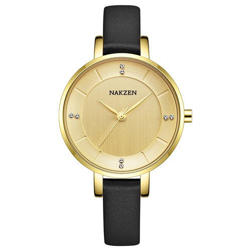Đồng hồ Nakzen 34 mm Nữ SL8255LBK-3 Màu Đen