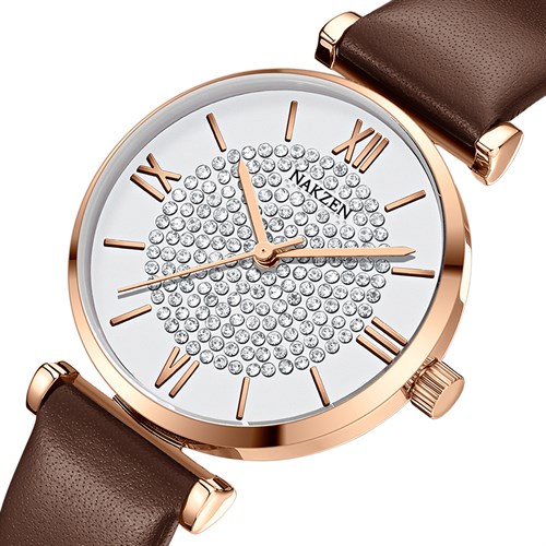 Đồng hồ Nakzen 32 mm Nữ SL8334LBN-7NR Màu Nâu