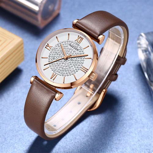 Đồng hồ Nakzen 32 mm Nữ SL8334LBN-7NR Màu Nâu