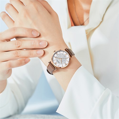 Đồng hồ Nakzen 32 mm Nữ SL8334LBN-7NR Màu Nâu