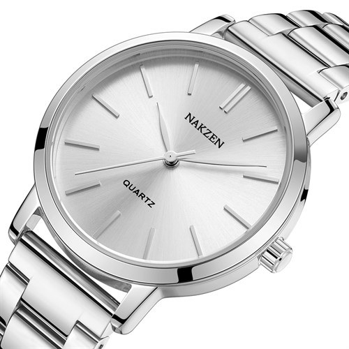 Đồng hồ Nakzen 34 mm Nữ SS8307L-7 Màu Bạc