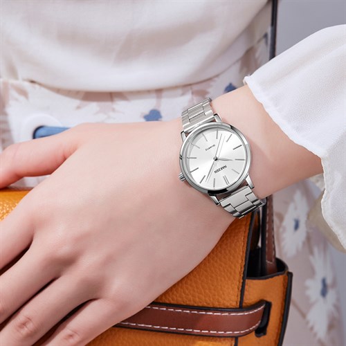 Đồng hồ Nakzen 34 mm Nữ SS8307L-7 Màu Bạc