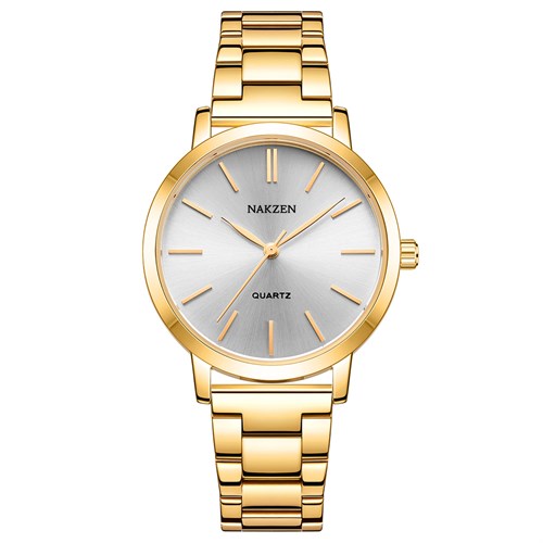Đồng hồ Nakzen 34 mm Nữ SS8307LD-7N3 Màu Vàng