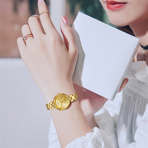 Đồng hồ Nakzen 33 mm Nữ SS8310LD-3 Màu Vàng