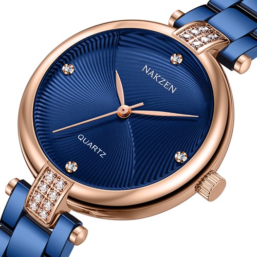 Đồng hồ Nakzen 33 mm Nữ SS8310LBE-2NR Màu Xanh Dương
