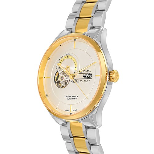 Đồng hồ MVW STAR 42 mm Nam MLA003-02 Màu Bạc