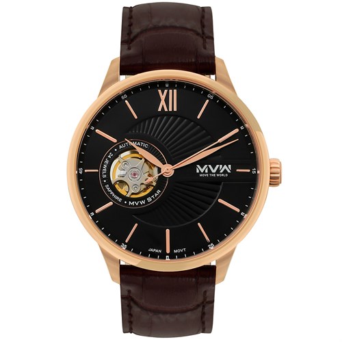 Đồng hồ MVW STAR 42 mm Nam MLA005-01 Màu Nâu