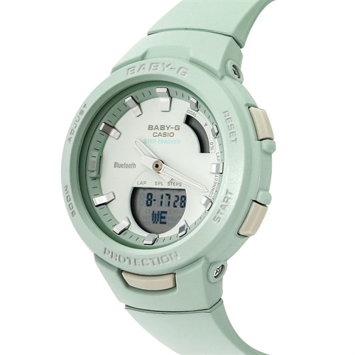 Đồng hồ BABY-G 41.4 mm Nữ BSA-B100CS-3ADR Màu Xanh lá