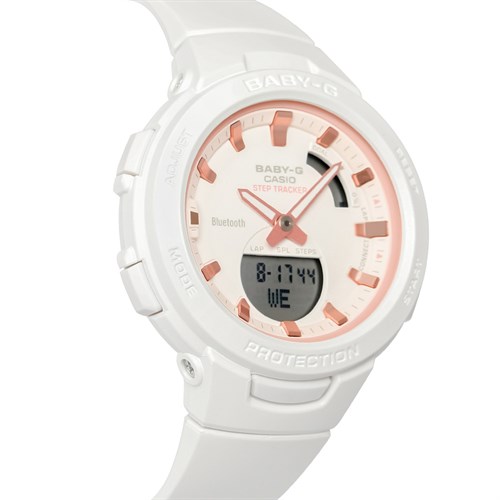 Đồng hồ BABY-G 41.4 mm Nữ BSA-B100CS-7ADR Màu Trắng