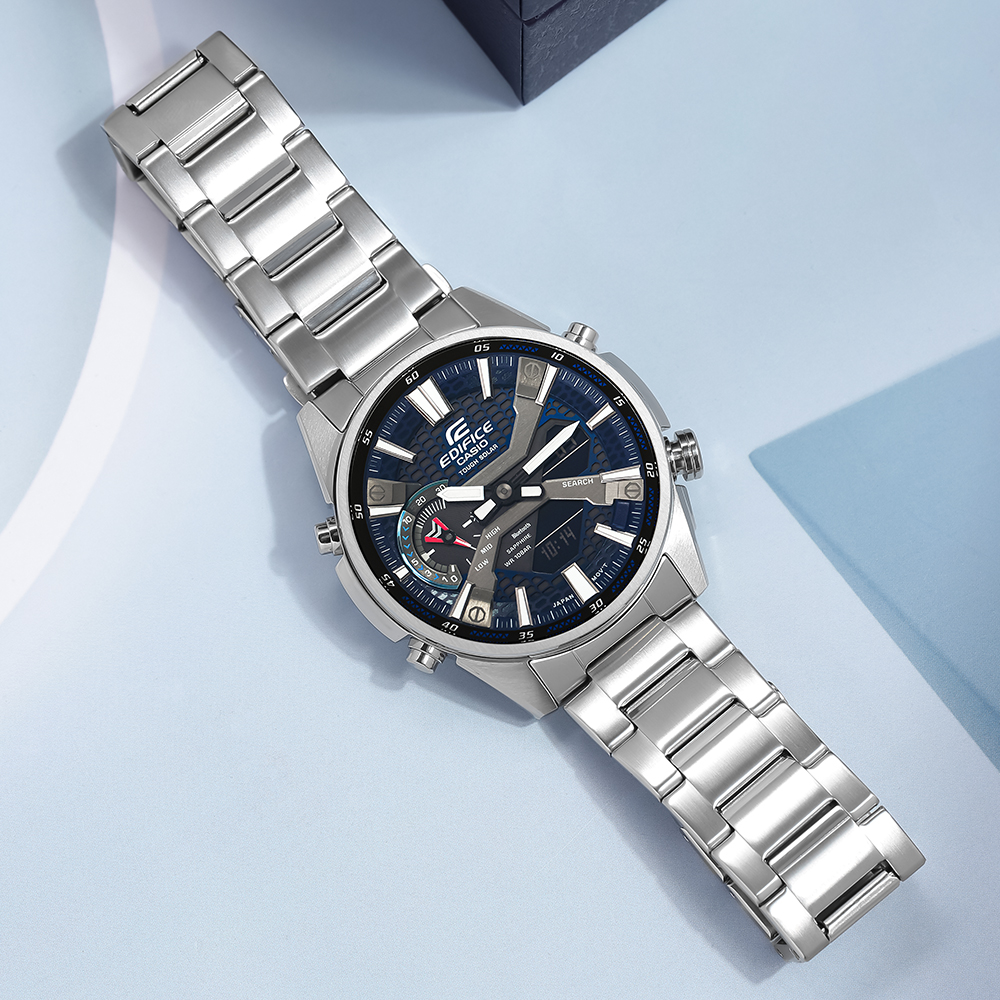 Đồng hồ EDIFICE CASIO 46 mm Nam ECB-S100D-2ADF