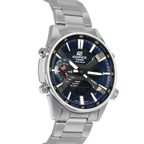 Đồng hồ EDIFICE CASIO 46 mm Nam ECB-S100D-2ADF Màu Bạc