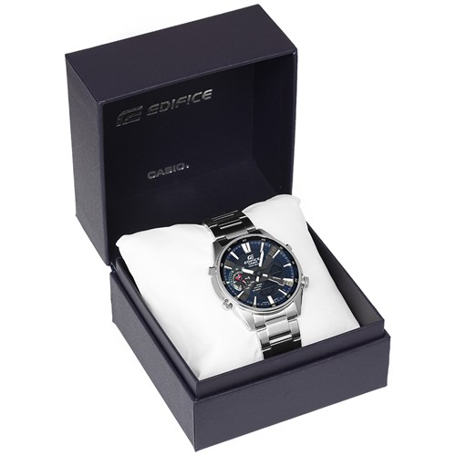 Đồng hồ EDIFICE CASIO 46 mm Nam ECB-S100D-2ADF Màu Bạc