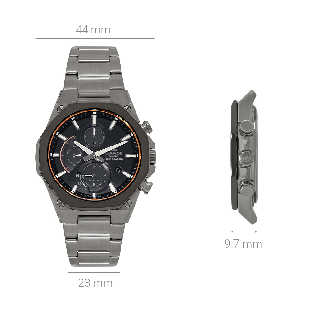 Đồng hồ EDIFICE CASIO 44 mm Nam EFS-S570DC-1AUDF Màu Xám