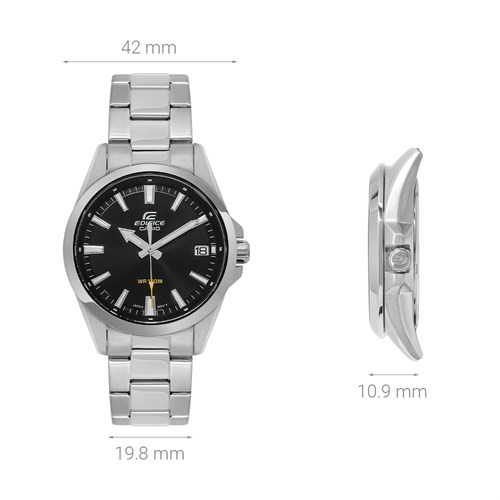 Đồng hồ EDIFICE CASIO 42 mm Nam EFV-100D-1AVUDF Màu Bạc