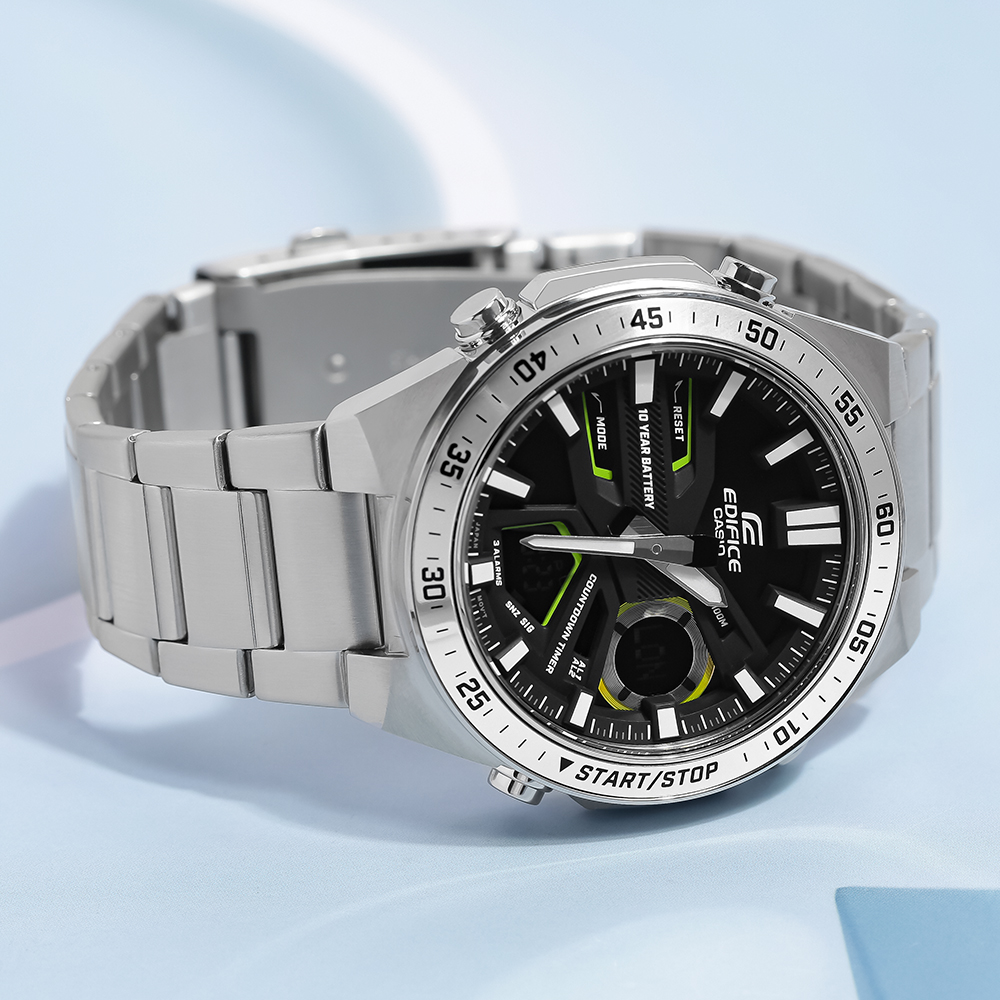 Đồng hồ EDIFICE CASIO 46.9 mm Nam EFV-C110D-1A3VDF