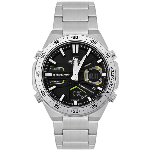 Đồng hồ EDIFICE CASIO 46.9 mm Nam EFV-C110D-1A3VDF Màu Bạc
