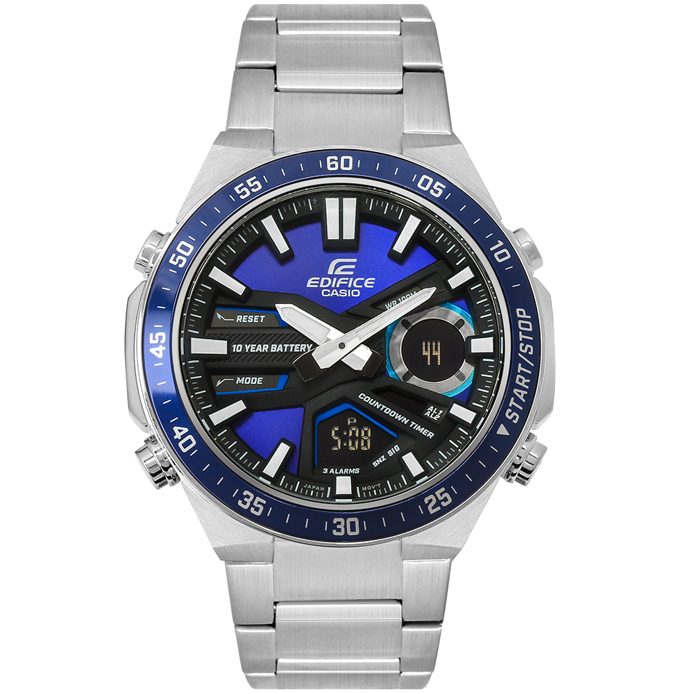 Đồng hồ EDIFICE CASIO 46.9 mm Nam EFV-C110D-2AVDF Màu Bạc