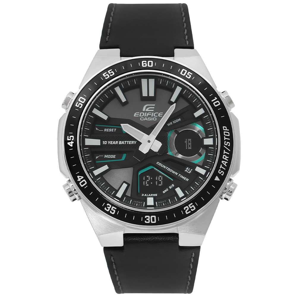 Đồng hồ EDIFICE CASIO 46.9 mm Nam EFV-C110L-1AVDF Màu Đen