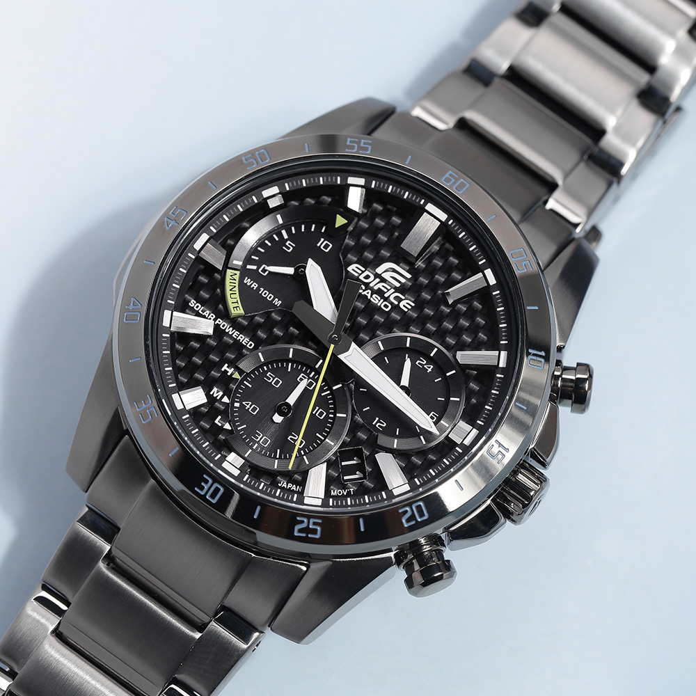 Đồng hồ EDIFICE CASIO 45.3 mm Nam EQS-930DC-1AVUDF