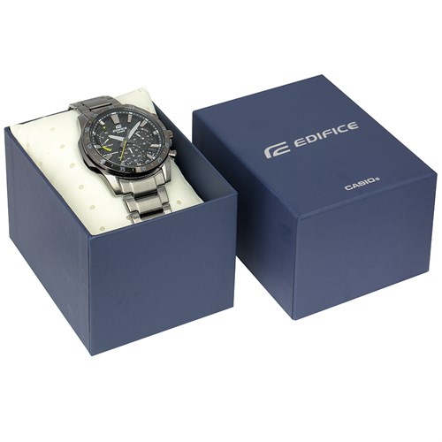 Đồng hồ EDIFICE CASIO 45.3 mm Nam EQS-930DC-1AVUDF Màu Xám