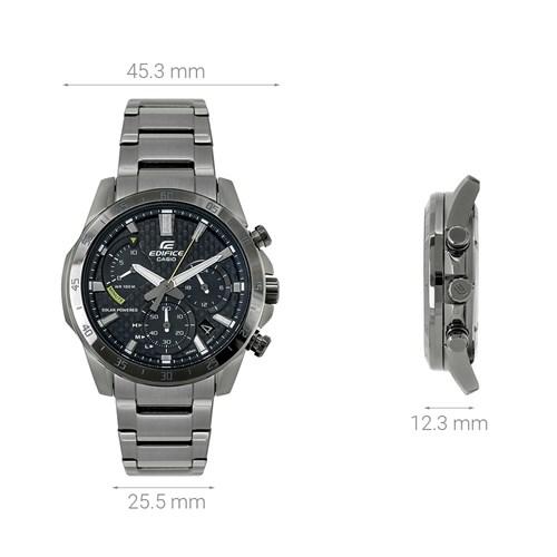 Đồng hồ EDIFICE CASIO 45.3 mm Nam EQS-930DC-1AVUDF Màu Xám
