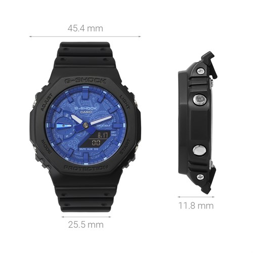 Đồng hồ G-SHOCK 2100 45.4 mm Nam GA-2100BP-1ADR Màu Đen