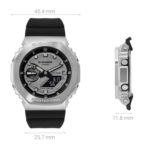 Đồng hồ G-SHOCK 2100 45.4 mm Nam GM-2100-1ADR Màu Đen