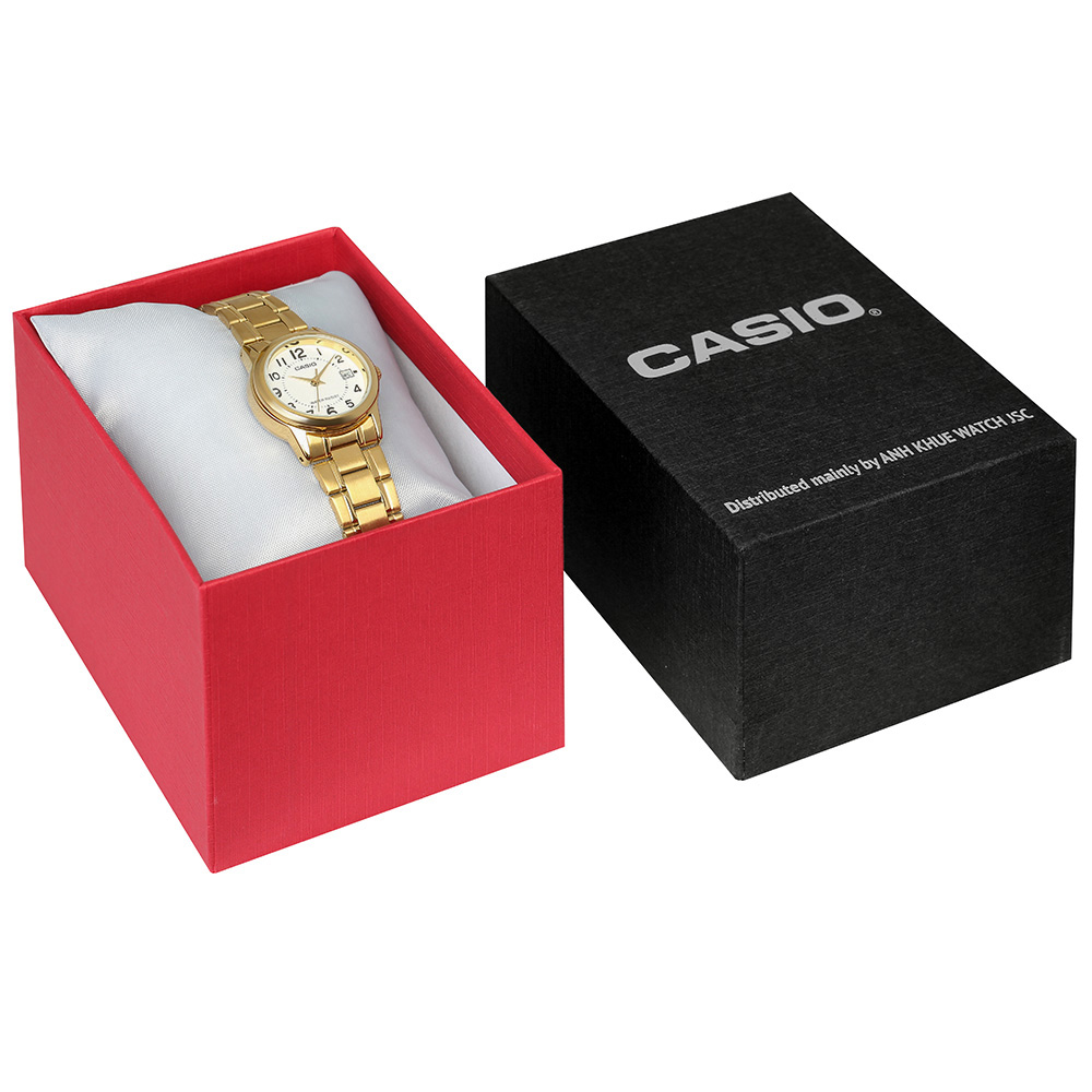 Đồng hồ CASIO Timeless 25 mm Nữ LTP-V002G-7BUDF Màu Vàng