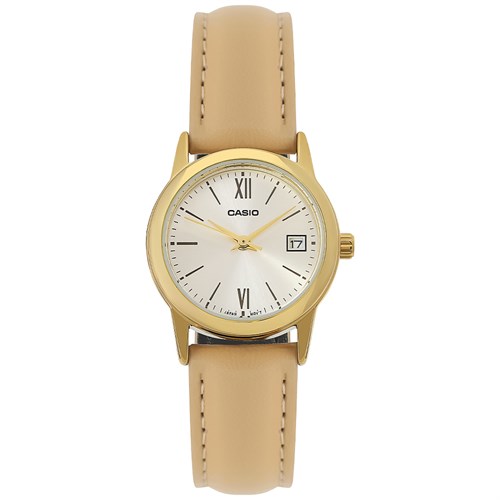 Đồng hồ CASIO 25 mm Nữ LTP-V002GL-7B3UDF Màu Nâu