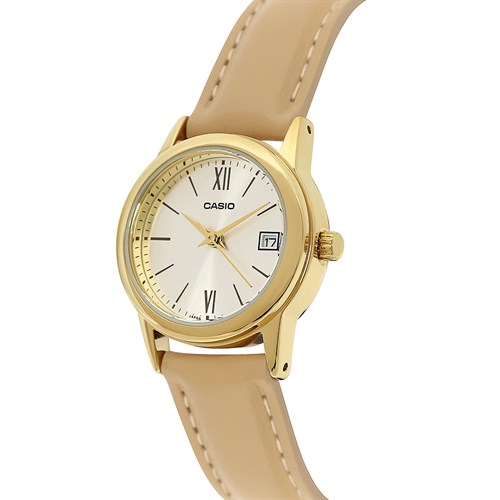 Đồng hồ CASIO 25 mm Nữ LTP-V002GL-7B3UDF Màu Nâu